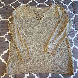 Tunic sweatshirt